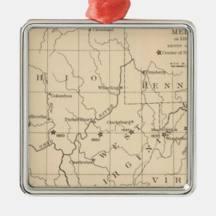 16 Centre of population 17901900 Metal Ornament