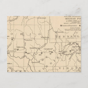 16 Centre of population 17901900 Postcard