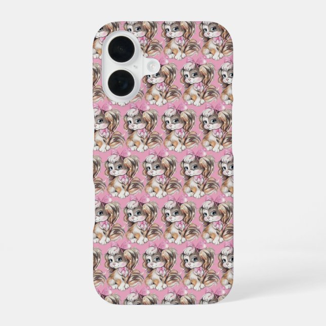 16 Coque iPhone Chiot (Verso)
