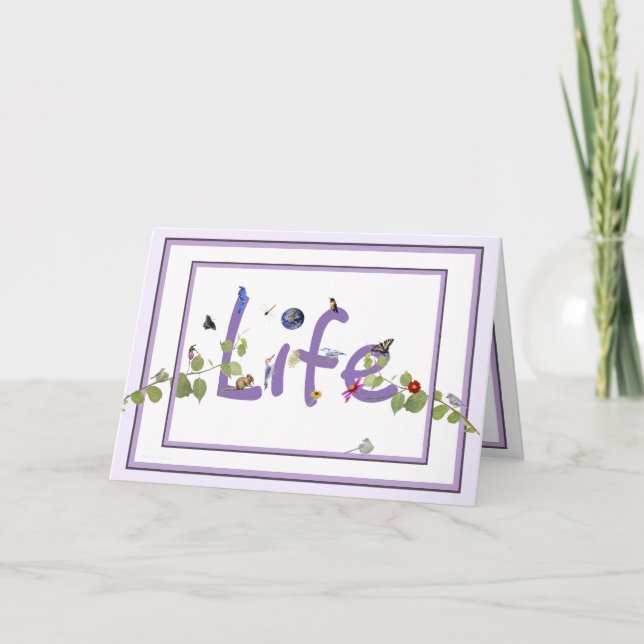 #16 Enjoy the 'presents' of the day:Happy Birthday Card (Front)