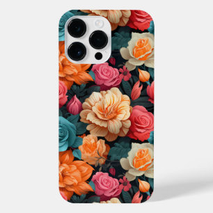 #16 Floral pattern iPhone 14 Pro Max Case
