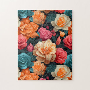 #16 Floral pattern Jigsaw Puzzle