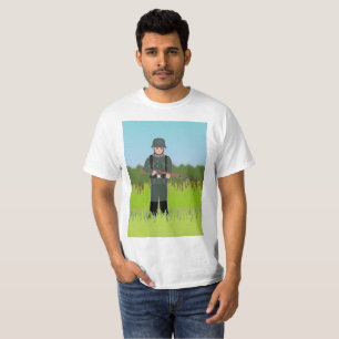 16# German Rifleman D-Day T-Shirt