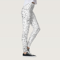 16.	 Grunge animal black and white ink splatter pr