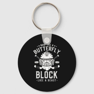16.Ice hockey for a Hockey Player Keychain