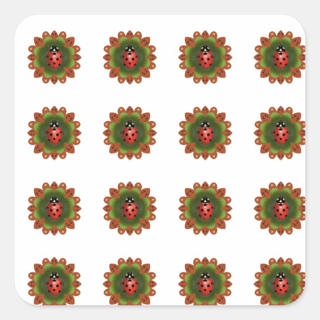 16 Ladybug Sticker (Front)