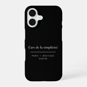 16 L'art de la Simplicité Coque iPhone Minimaliste