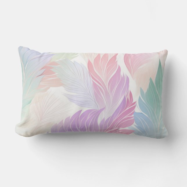 16" Lumbar Support Pillow, Pastel  Pillow (Front)