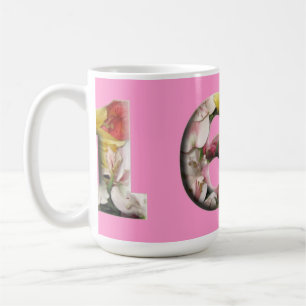 16 Milestone Floral Mug Customizable