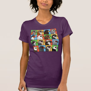 16 North American Raptor Profiles T-Shirt