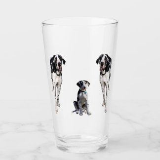 16 oz glass Great Danes