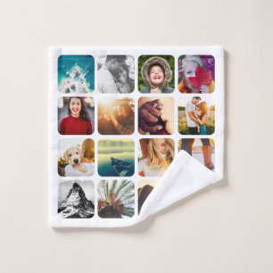 16 Photo Laver Modèle Carré Roundé Frame