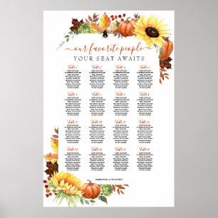 16 Poster du tableau des Mariages de automne