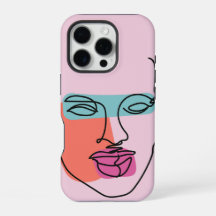 Belle Ligne Femme Art coque iphone dur