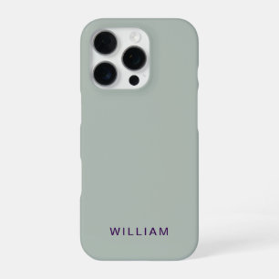 16 Pro Coque iphone couleur cendres personnalisé avec per