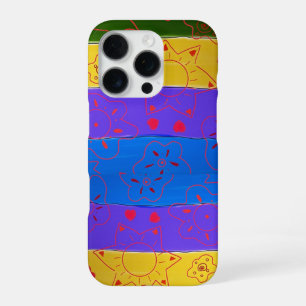 16 Pro Les couleurs tropicales coque iphone