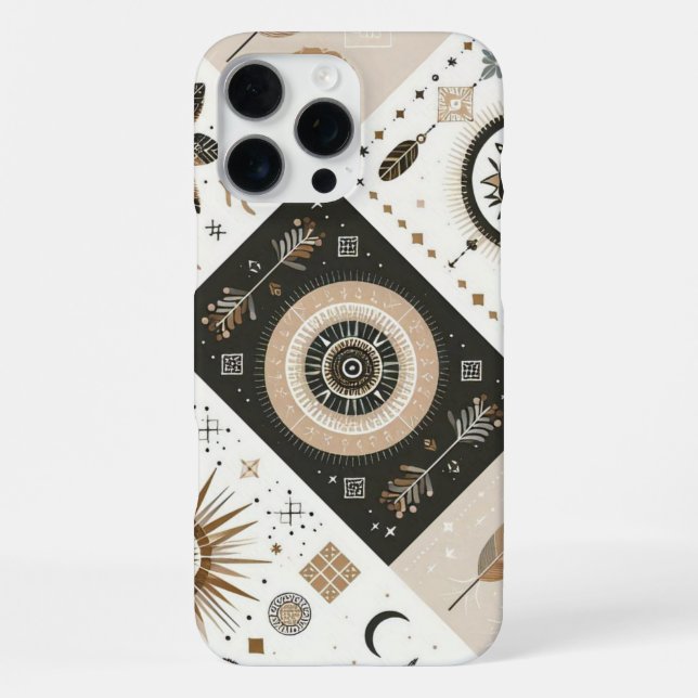 16 Pro Max Boho Chic coque iphone - Design & Protection (Verso)