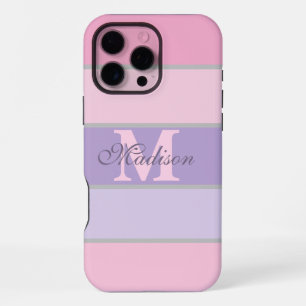 16 Pro Max pastel rose et violet iPhone / coque ipad