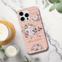 Roses sur grilles Personnaliser le Coque iphone de