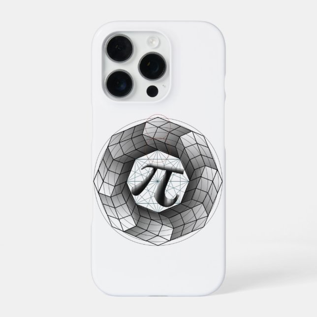 16 Pro Pi Symbole-, coque iphone d'illusion optique pour  (Verso)
