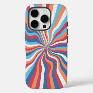 16 Pro Retro Swirl Art Abstrait iPhone / coque ipad