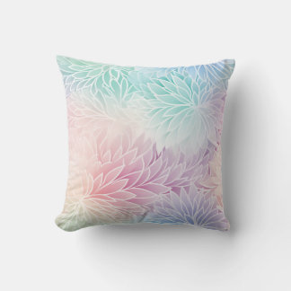 16" Square Throw Pillow, Pastel Home Decor Pillow