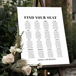 16 Tableau Grandes places Mariages