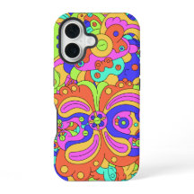 Visages psychédéliques déformés iPhone / coque ipa