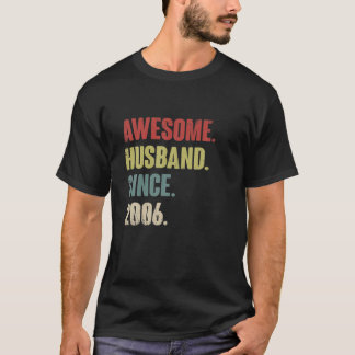 16 Wedding Aniversary Gift Him - Awesome Husband S T-Shirt