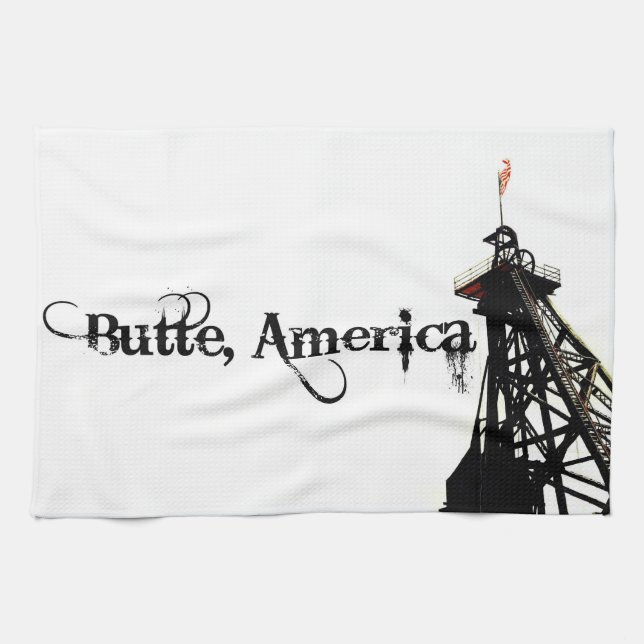 16" x24" serviette de cuisine de la butte, (Horizontal)