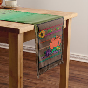 16" x 108" Thanksgiving Table Runner