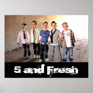 16" x 12" 5 and Fresh Tunnel Poster! Poster