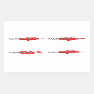 16 x Decal / Sticker Sheet - RampageShop Logo