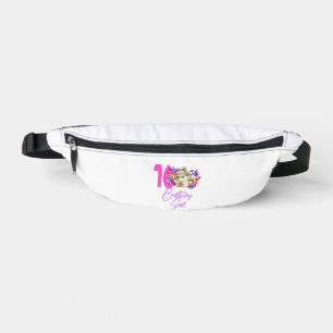 16 Year Old Birthday Girl Cute 16th Birthday Sloth Fanny Pack