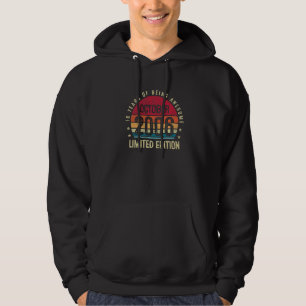 16 Year Old gift Awesome Since October 2006 16th B Hoodie