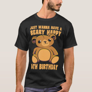 16 Year Old Happy 16th Birthday Beary Happy 16th B T-Shirt