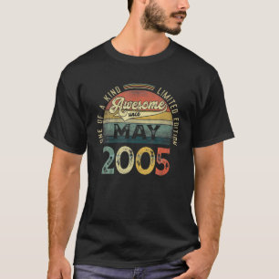 16 Years Old Awesome Since September 2005 16Th Bir T-Shirt