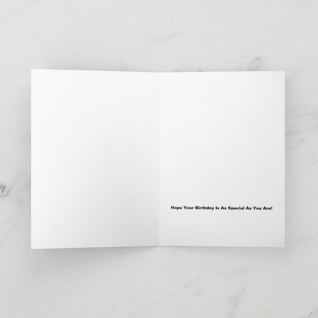 16 Years Old Bday Math Teacher 16th Birthday Gift Card (Inside)