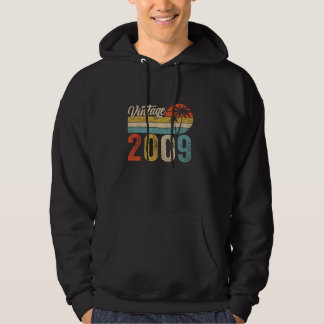 16 Years Old Gifts Vintage 2009 Funny 16th Birthda Hoodie