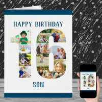 16e anniversaire Son Numéro 16 Photo Collage Big C
