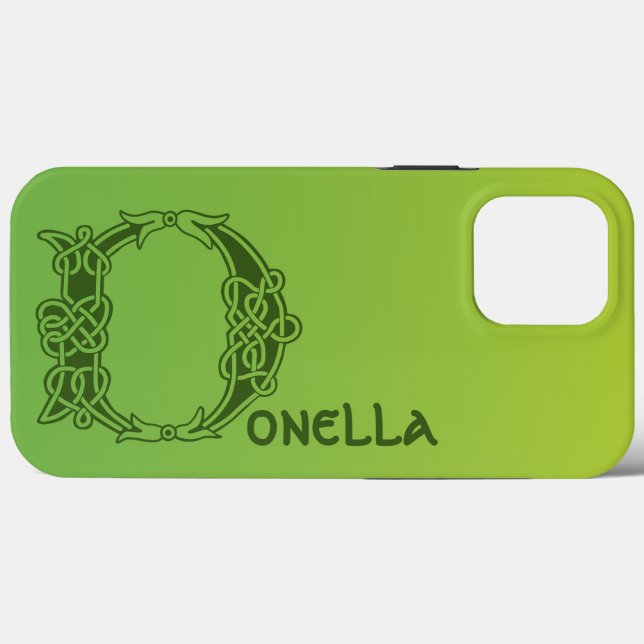 16e siècle Celtic Knot Décoratif Capital D Coque (Verso (horizontal))