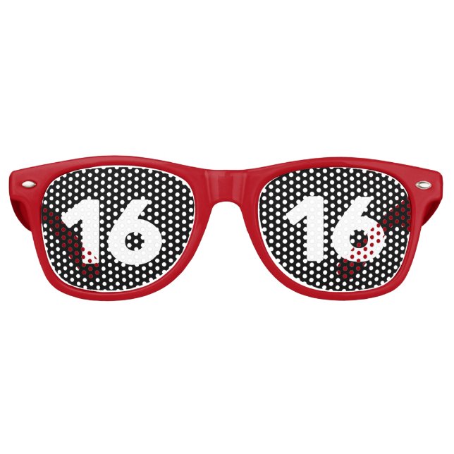 16E SWEET 16 ANNIVERSAIRE NOVALITÉ LUNETTES DE SOL (Devant)