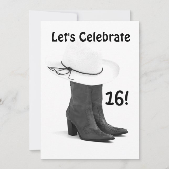 "16ème anniversaire du parti" INVITATION DU PAYS (Devant)