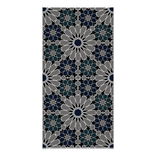 16s and 8s Rosettes Moroccan Style 1 Poster