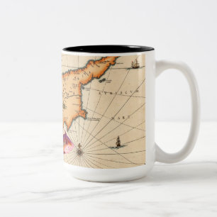 16th/17th Century Nautical Map Mug