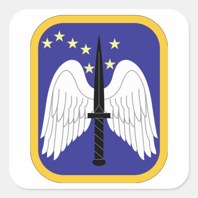 16th Aviation Brigade Square Sticker (Front)
