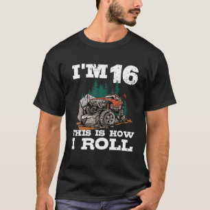 16Th Birthday 4X4 Offroad Lover 16 Years Old Bday T-Shirt