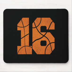 16th Birthday Basketball Boys Kids Mouse Pad