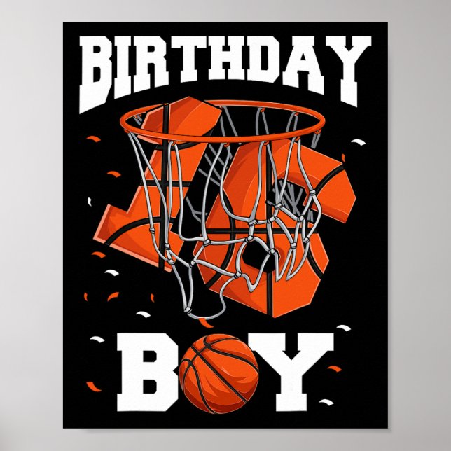 16th Birthday Basketball  Kids1 Poster (Front)