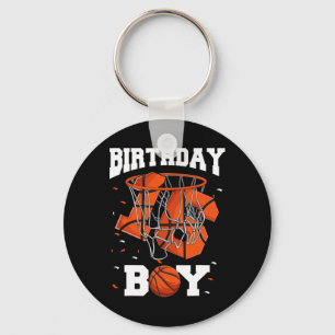 16th Birthday Bysketbyll Kids1 Keychain